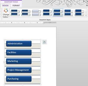 Formaterad SmartArt