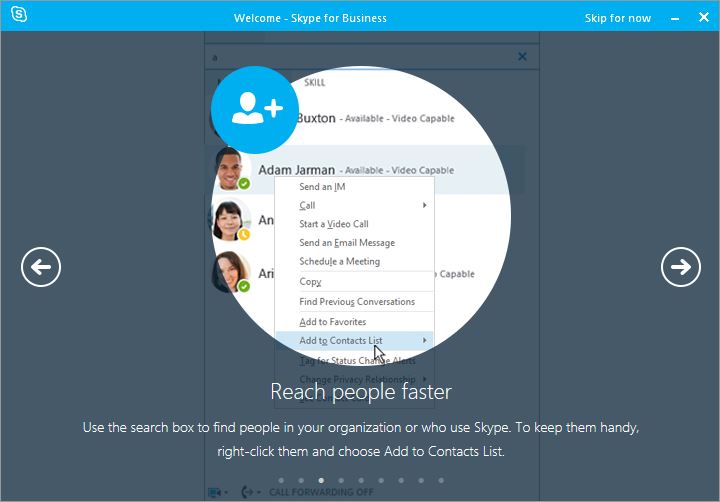 skype for business features and pricing