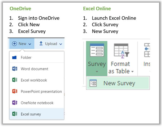 create-an-online-excel-survey