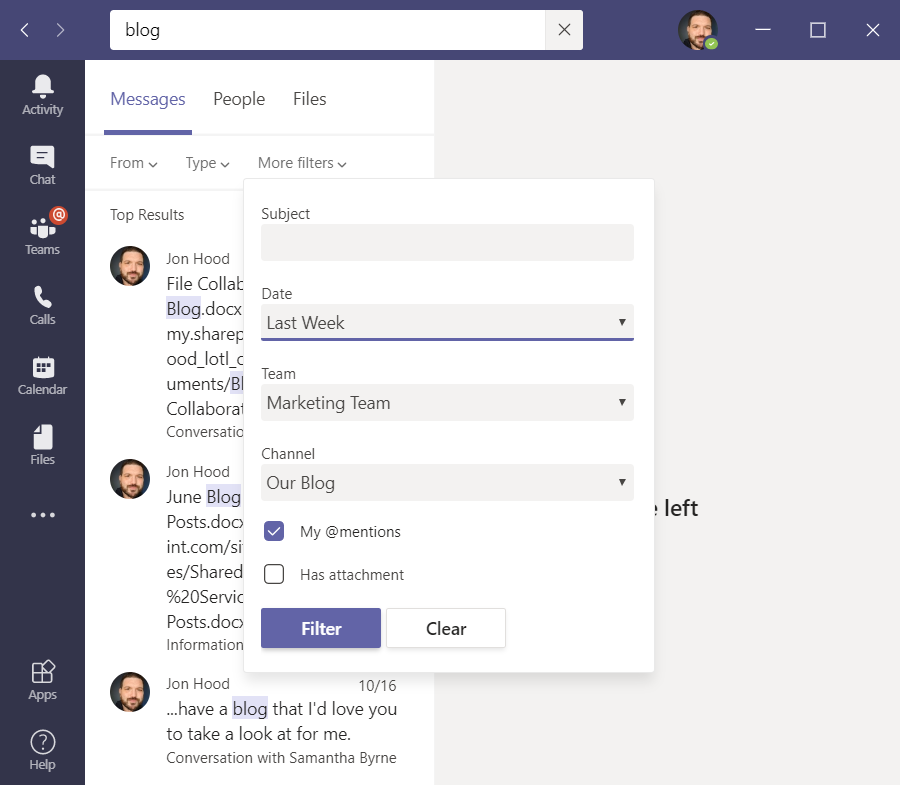 How to Use Microsoft Teams Contextual Search